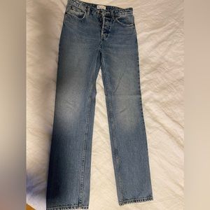 Zara straight wash jeans